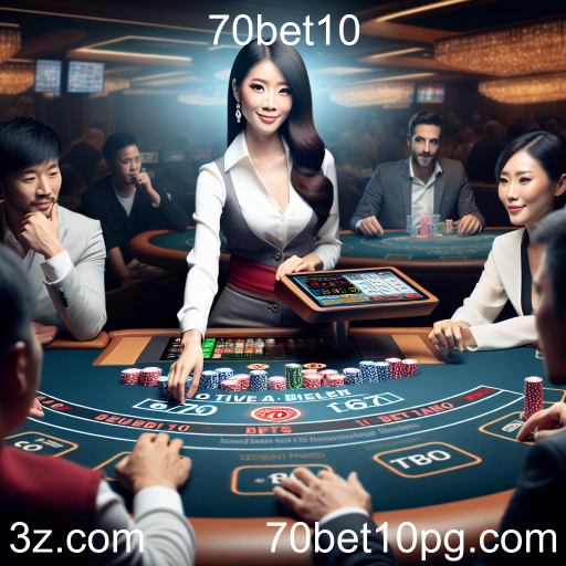A Experiência Imersiva do Cassino Ao Vivo no 70bet10